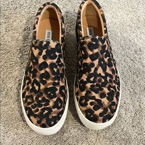 Steve Madden Leopard Print Slip-On Sneakers 11